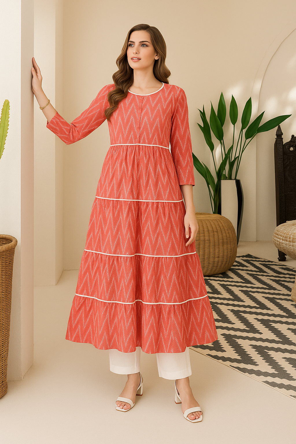 Coral Cascade Maxi