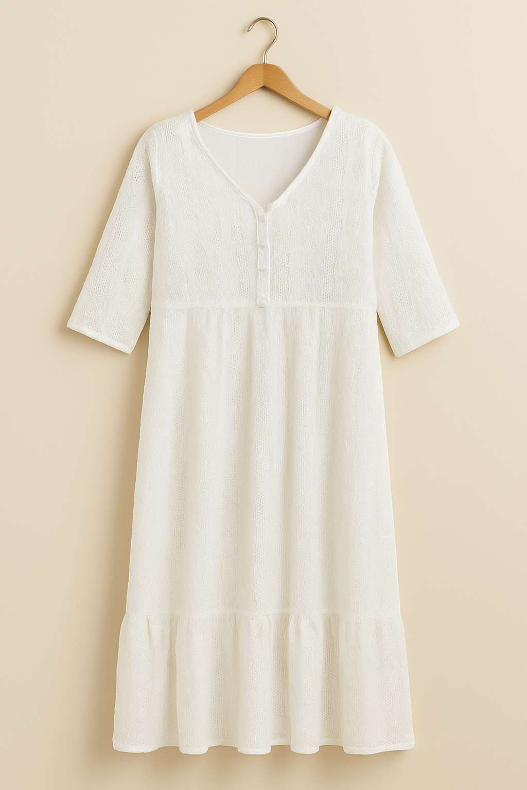 Ivory Lace Elegance Dress
