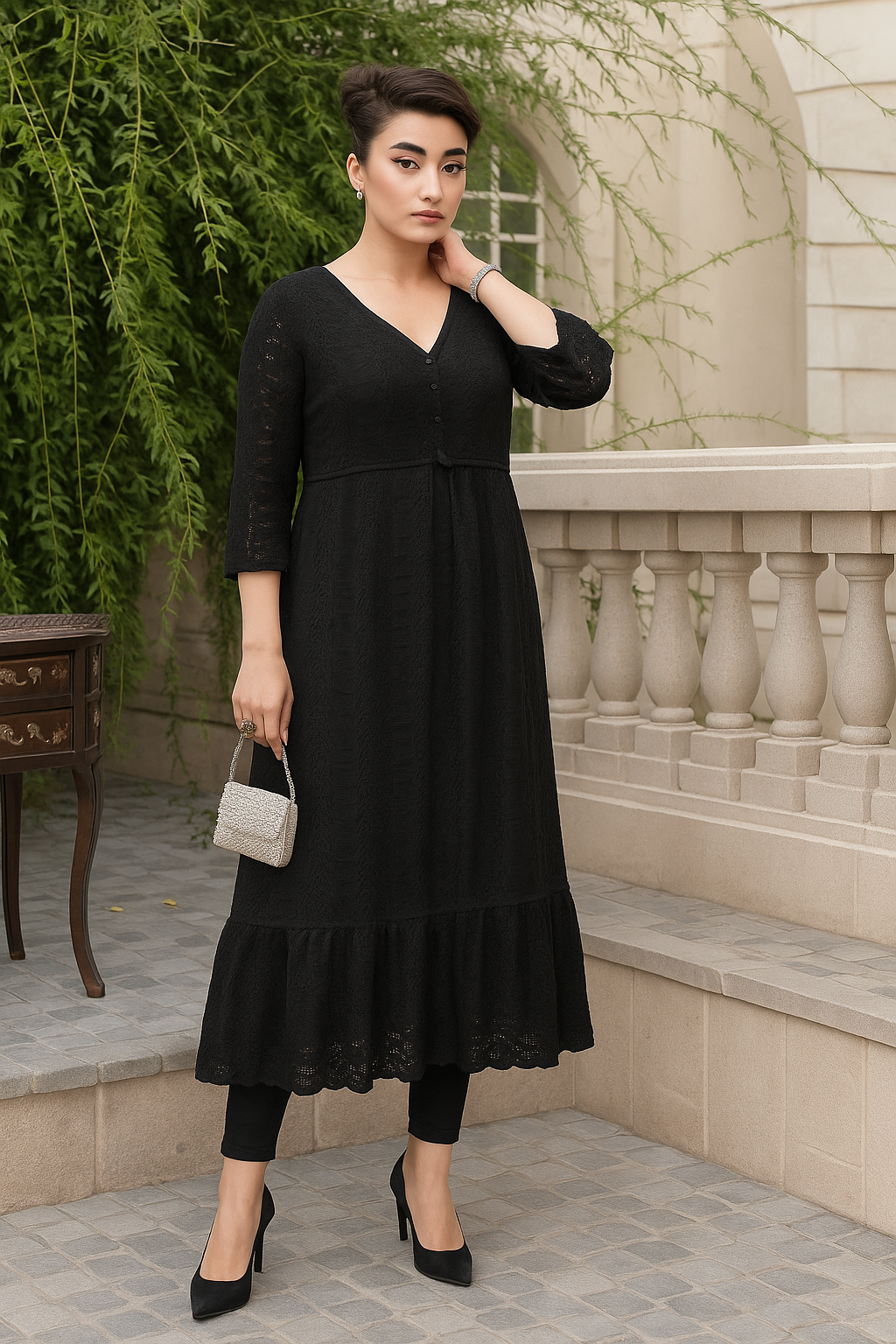 Midnight Lace Elegance