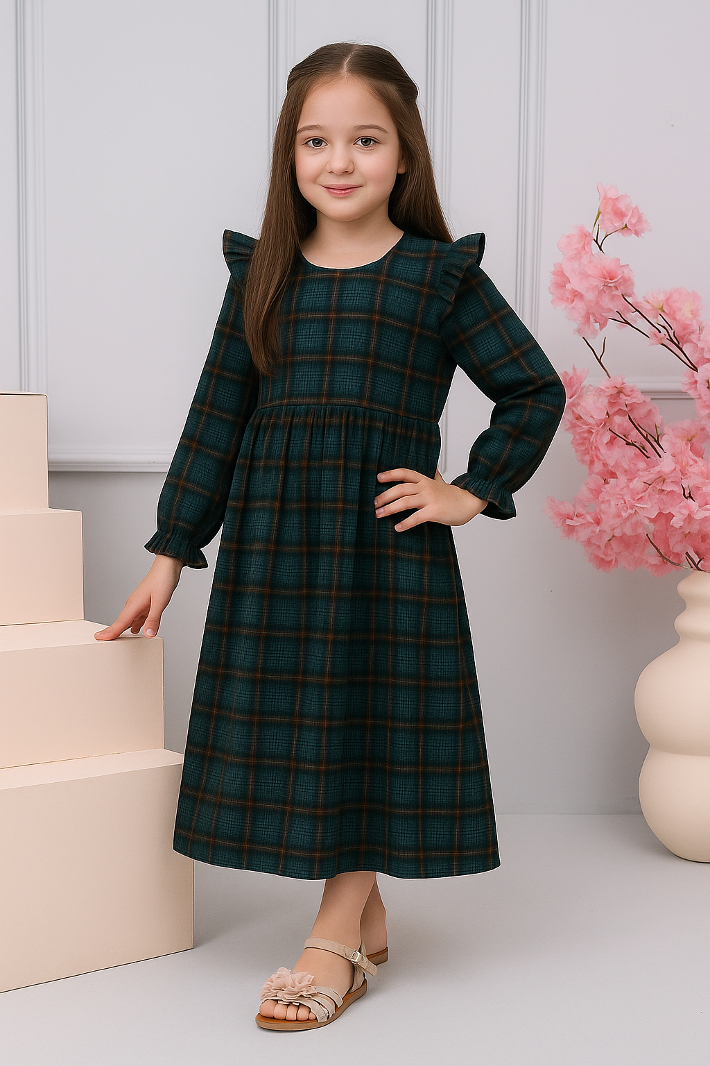 Midnight Checks Party Frock