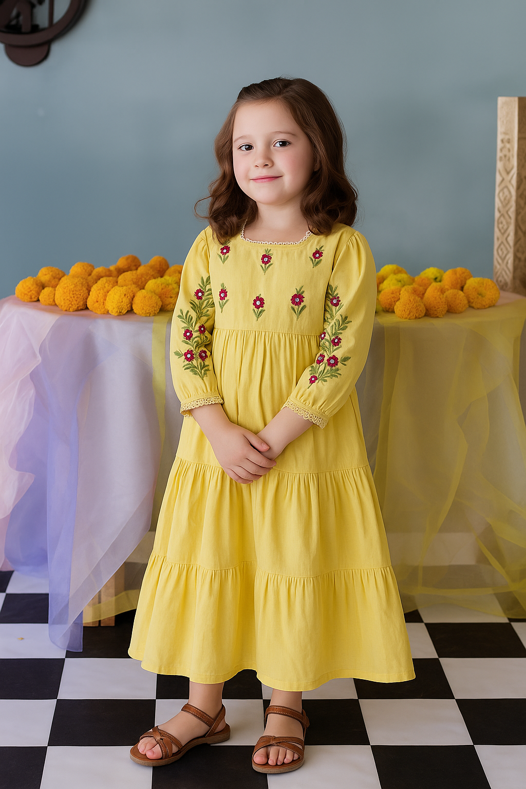 Sunshine Blossom Frock