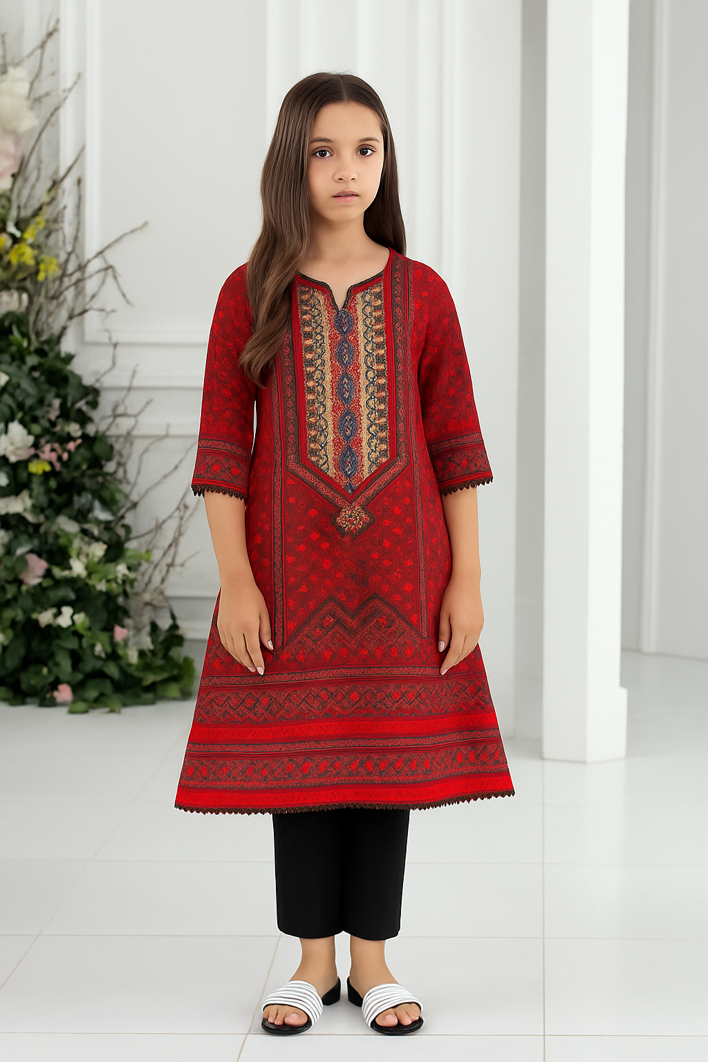 Crimson Tribal Grace
