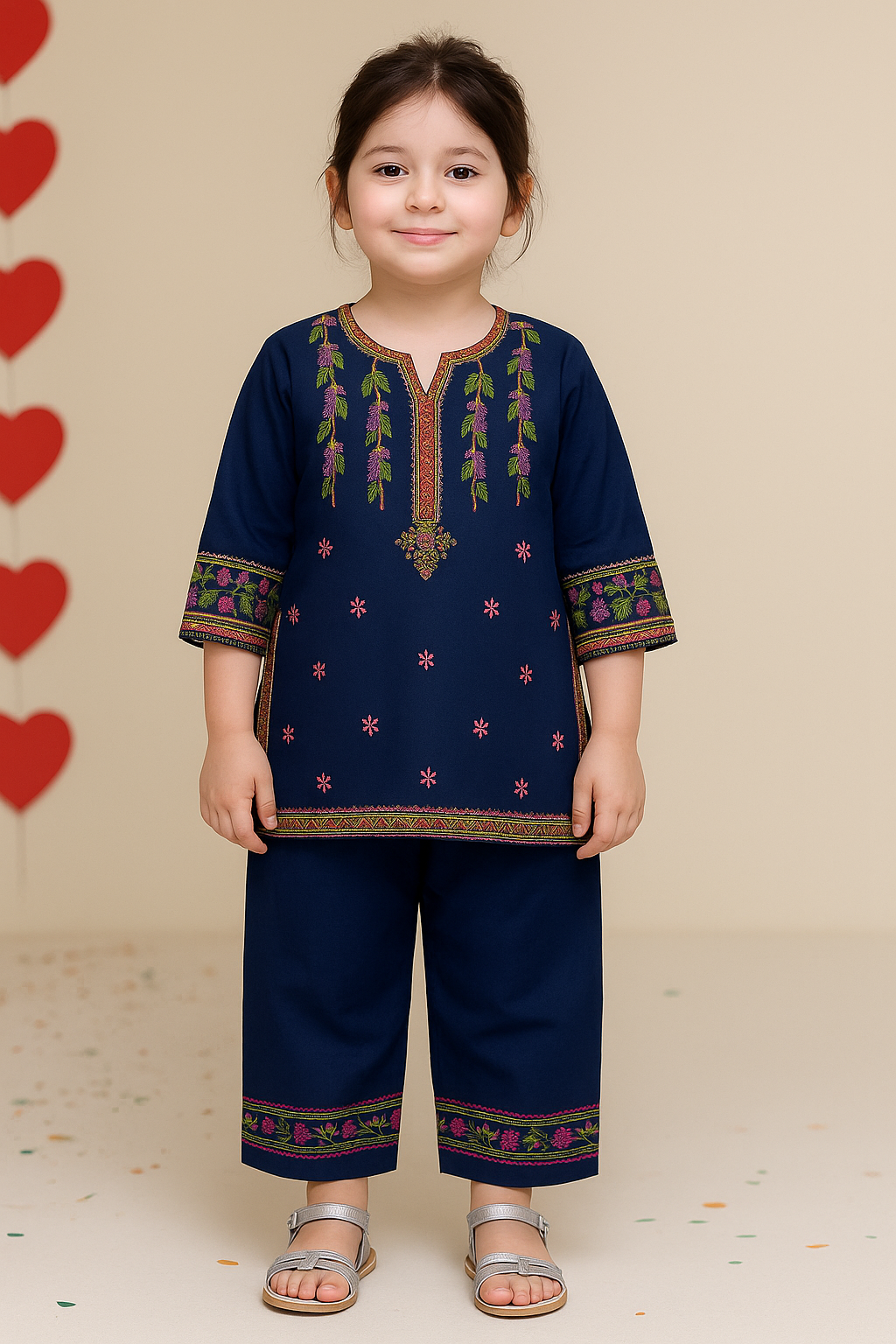 Midnight Garden Embroidered Set