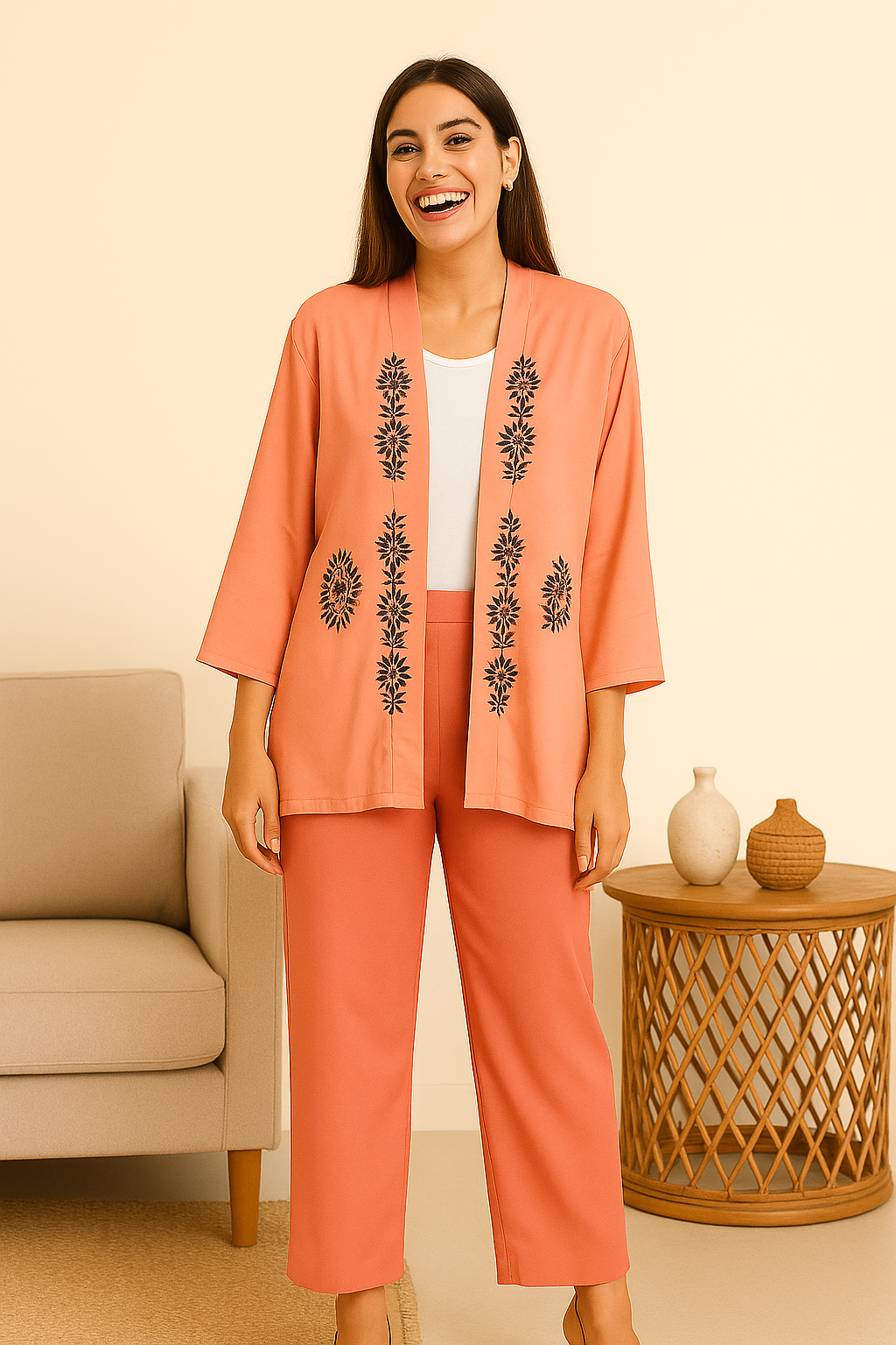 Coral Blossom Set