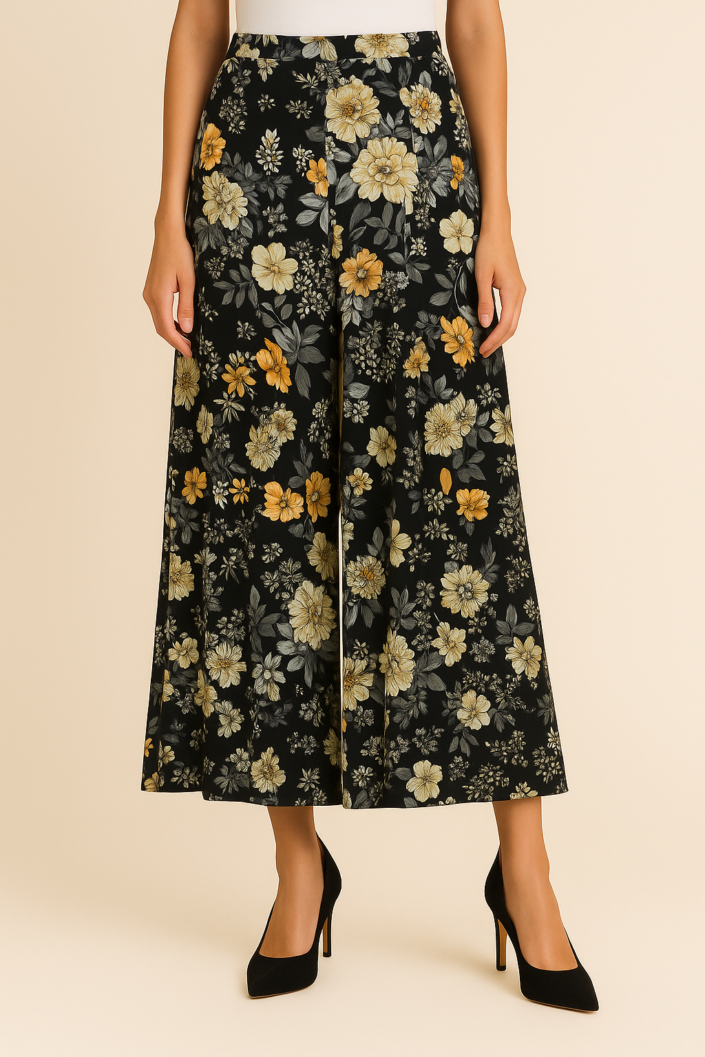 Midnight Marigold Palazzo