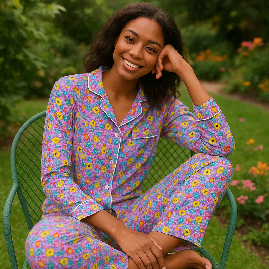 Bloom Bliss Night Suit