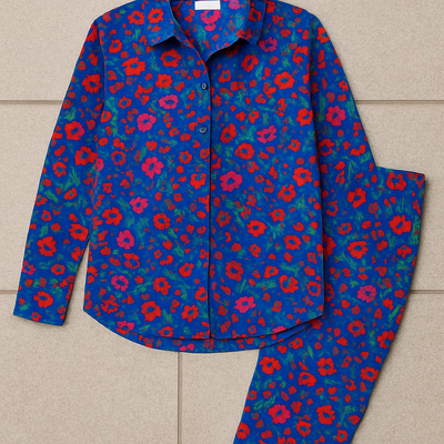 Midnight Bloom Pajama Set