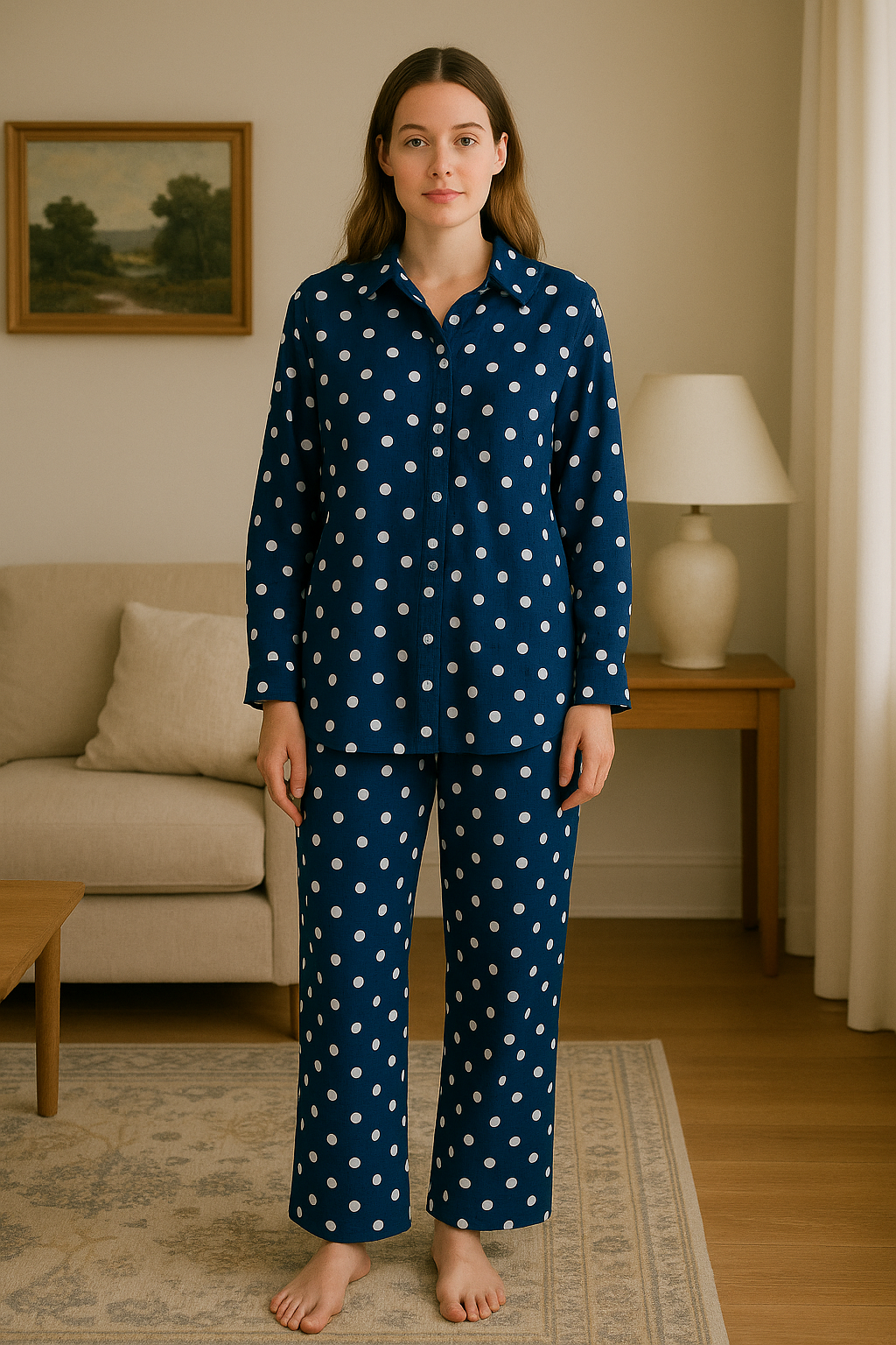 Midnight Dot Cozy Set