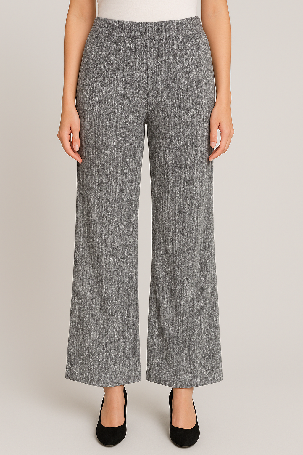 black sliver trouser