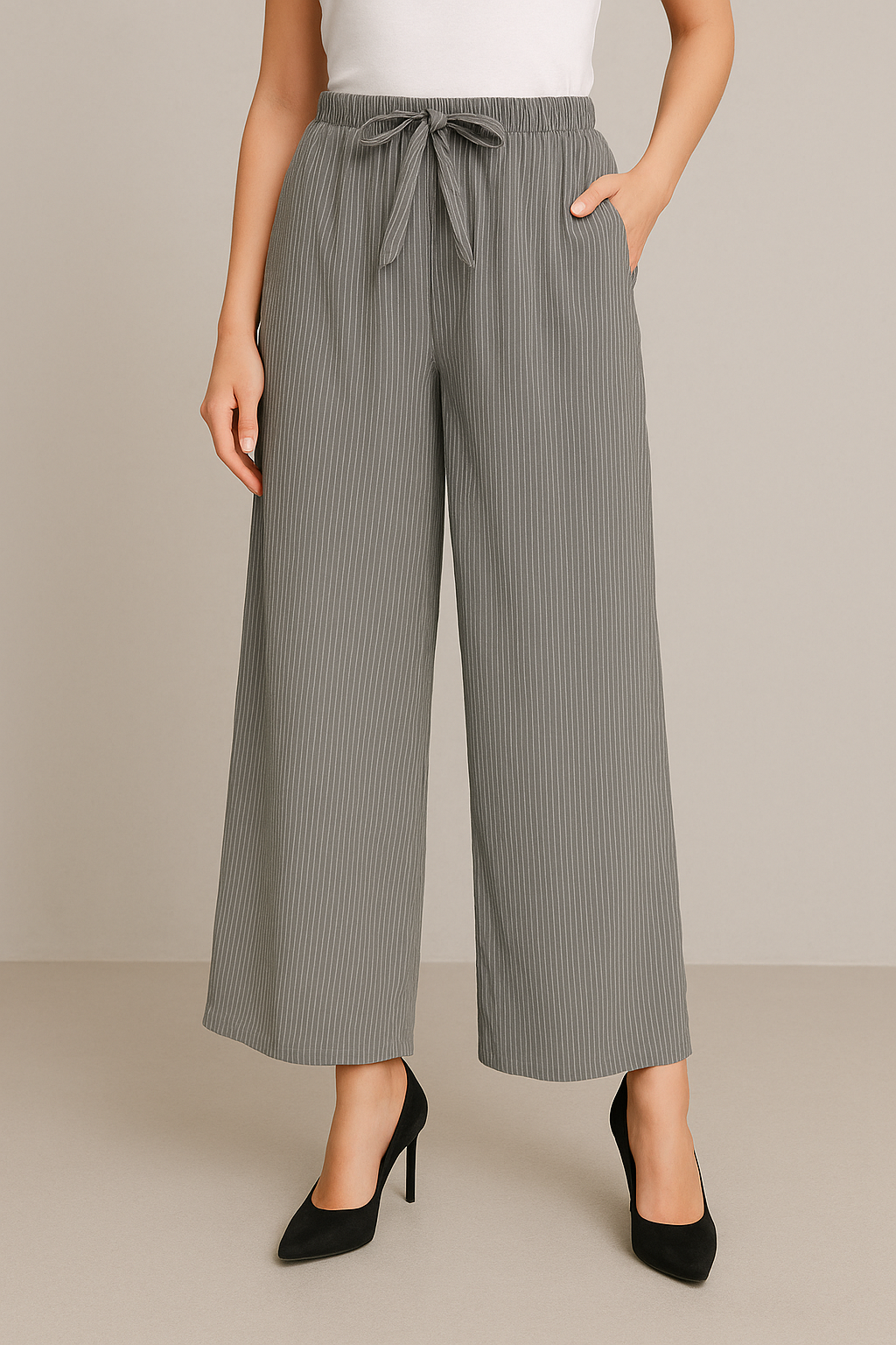 Slate Stride Palazzo