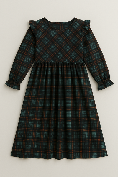 Midnight Checks Party Frock