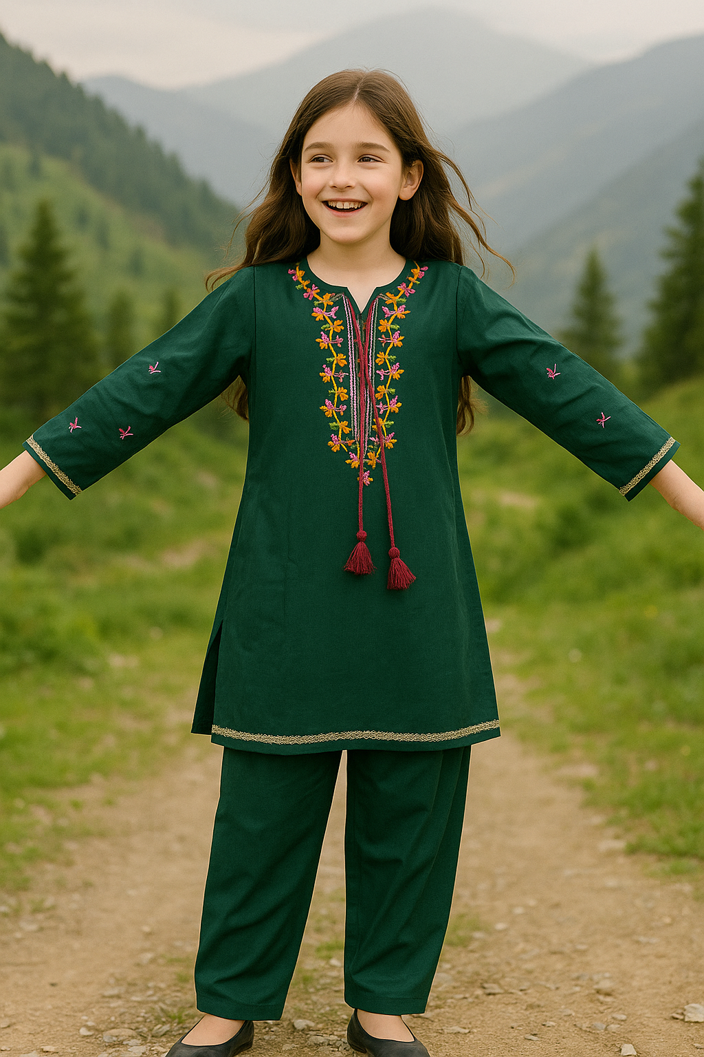 "Emerald Blossom Set