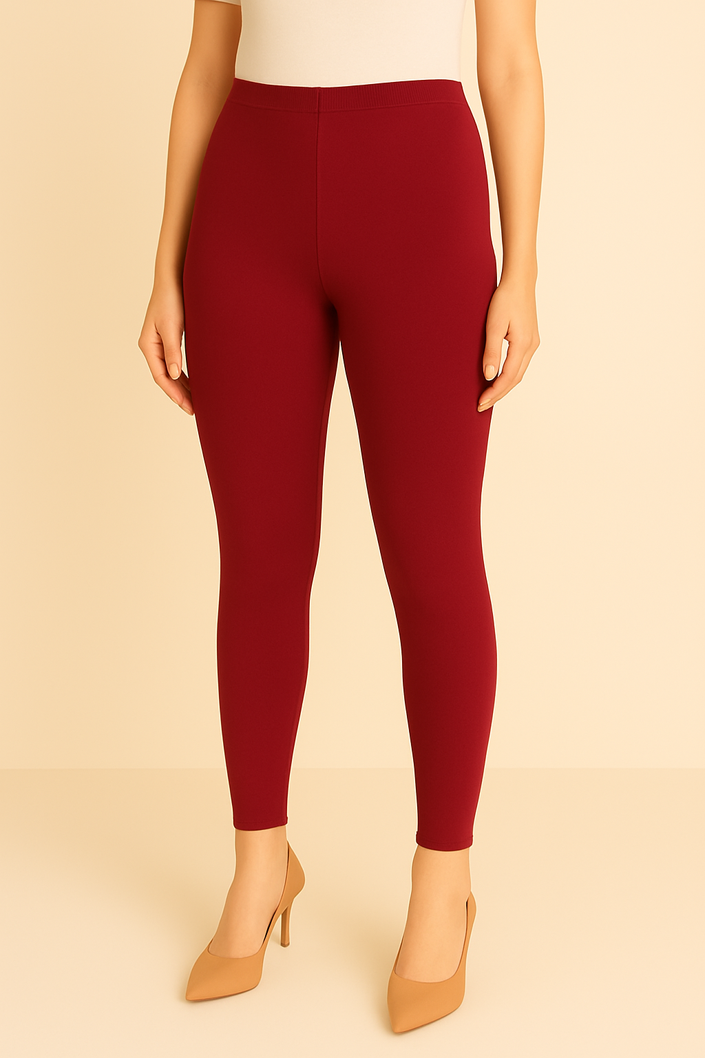 Mehroon Stretch Tights