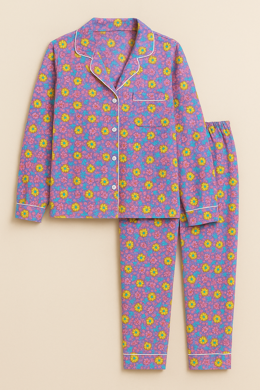 Bloom Bliss Night Suit