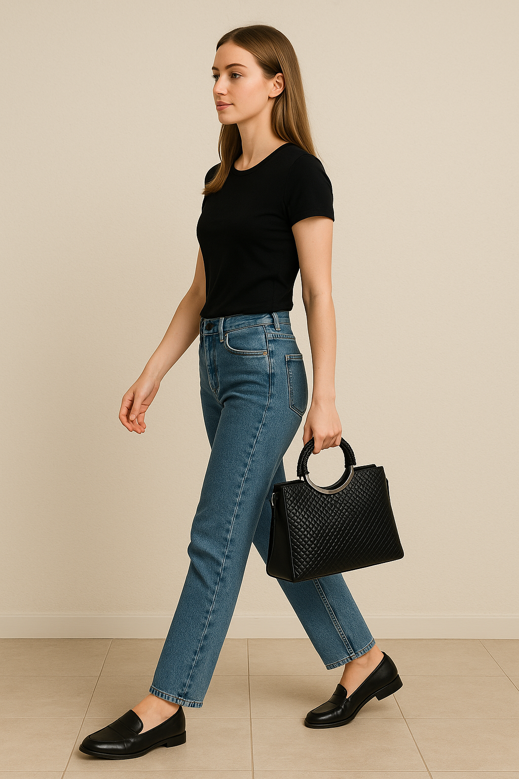 Midnight Vogue Ring Tote