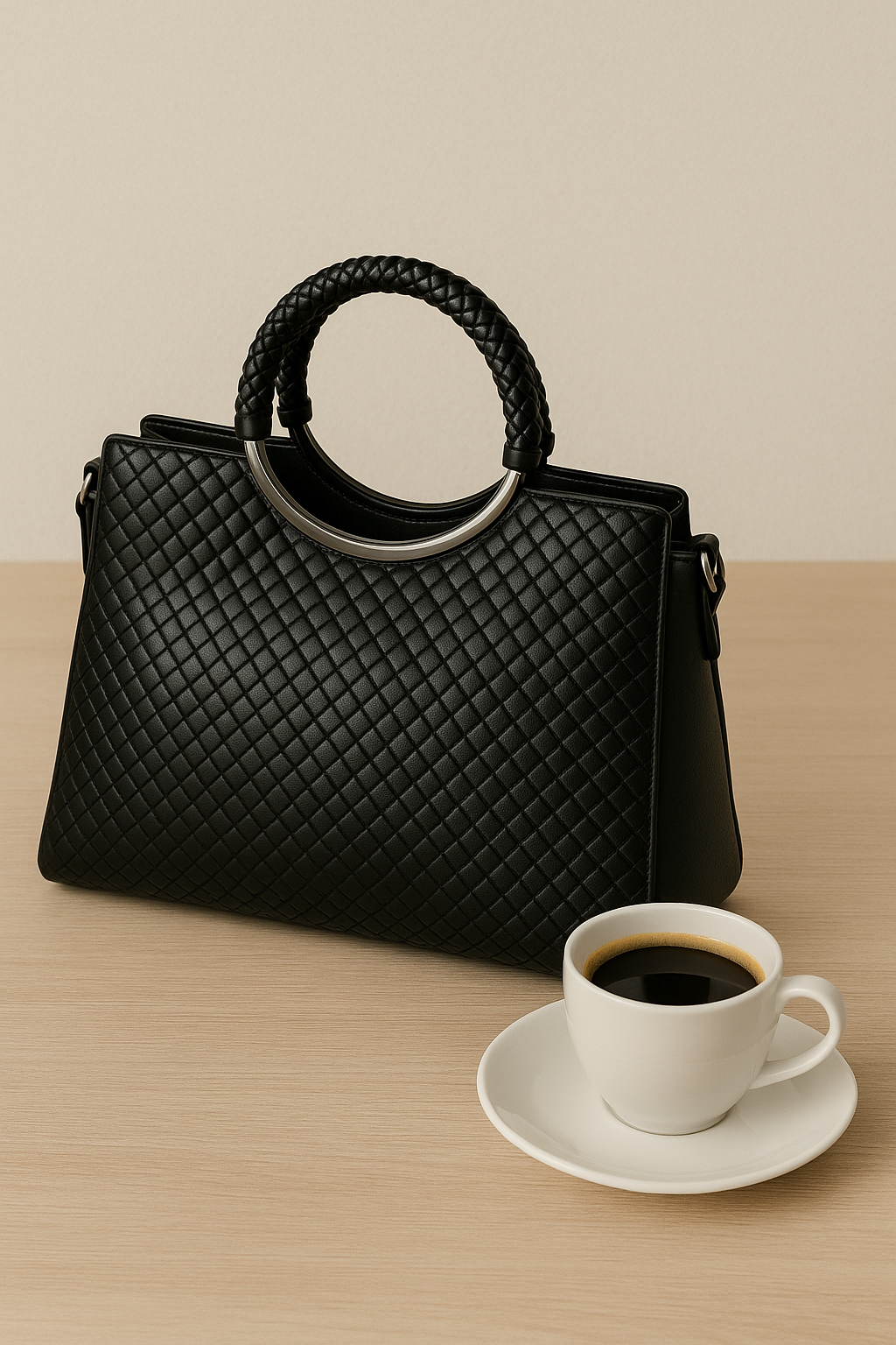 Midnight Vogue Ring Tote