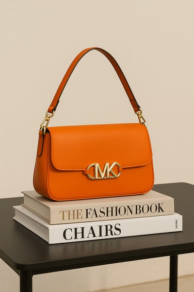 Tangerine Luxe Shoulder Bag