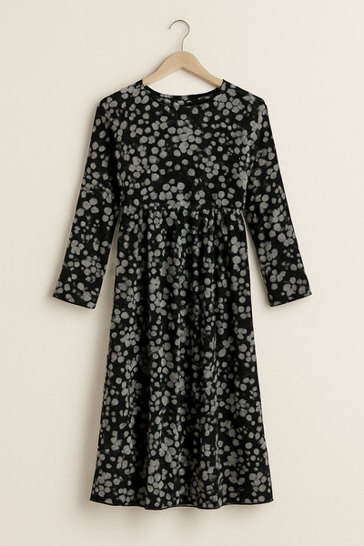 Midnight Bloom Midi Dress