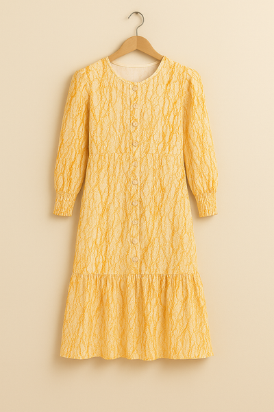 Orange Texture Maxi