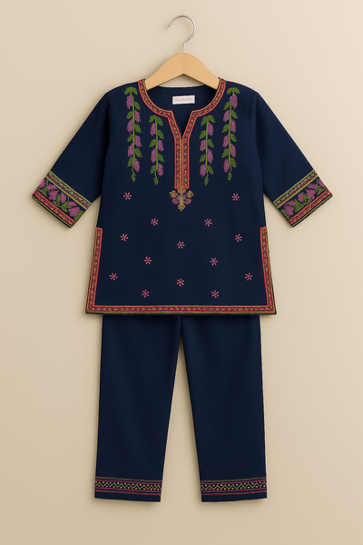 Midnight Garden Embroidered Set