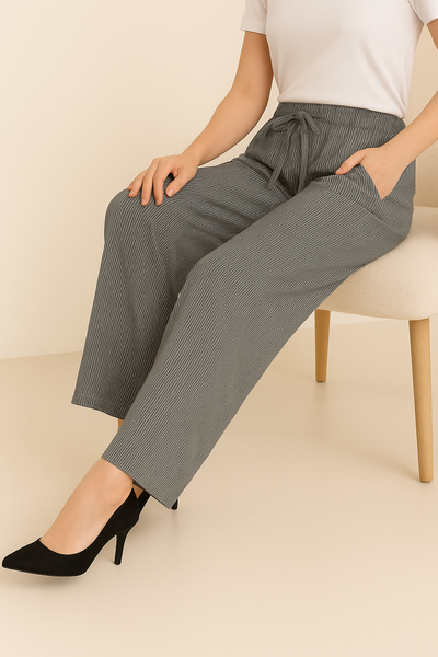 Slate Stride Palazzo